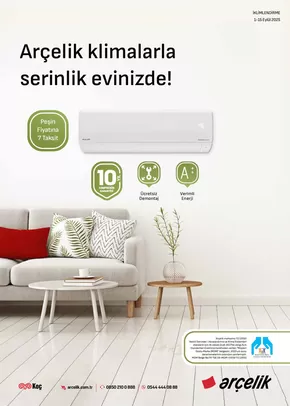Arçelik kataloğu, Çelikhan | Arçelik İklimlendirme Kataloğu | 2025-09-01T00:00:00.000Z - 2025-09-15T00:00:00.000Z