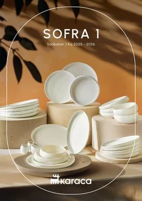 Karaca kataloğu, İzmir | Sofra1 Sofra1 BASKI | 2025-09-04T00:00:00.000Z - 2025-09-18T00:00:00.000Z