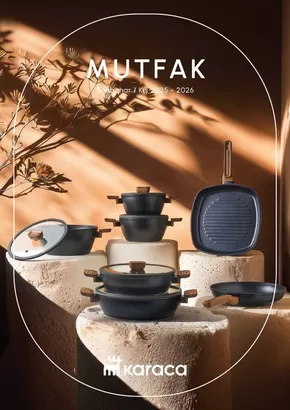 Karaca kataloğu, İzmir | Mutfak Mutfak BASKI | 2025-09-04T00:00:00.000Z - 2025-09-18T00:00:00.000Z