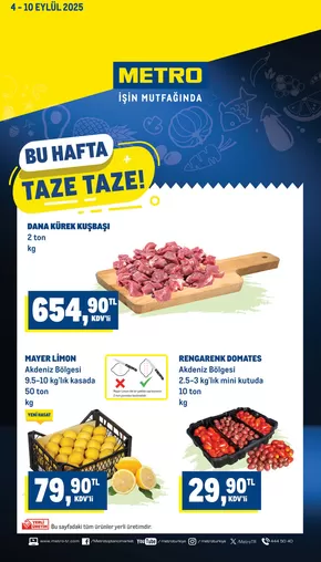 Metro kataloğu, Kuşadası | Taze Ürünler | 2025-09-04T00:00:00.000Z - 2025-09-10T00:00:00.000Z