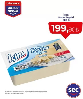 Seç Market kataloğu | Geniş teklif yelpazesi | 2025-09-07T00:00:00.000Z - 2025-09-21T00:00:00.000Z