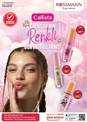 Rossmann kataloğu, Kütahya | Seçili ürünlerde harika indirimler | 2025-09-08T00:00:00.000Z - 2025-09-22T00:00:00.000Z