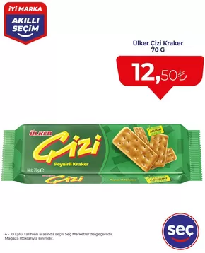 Seç Market kataloğu, Suluova | Sizin için en iyi tekliflerimiz | 2025-09-11T00:00:00.000Z - 2025-09-25T00:00:00.000Z