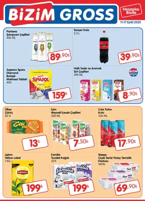 Bizim Toptan kataloğu, Paşaköy (İstanbul) | Cazip teklifleri keşfedin | 2025-09-12T00:00:00.000Z - 2025-09-26T00:00:00.000Z