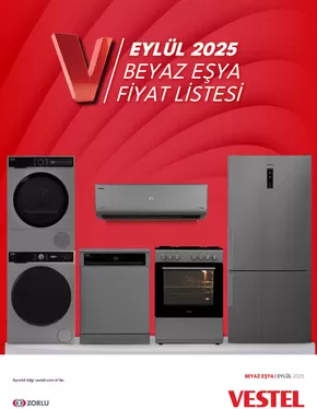Vestel kataloğu, Dulkadiroğlu | Beyaz Eşyalar | 2025-09-13T00:00:00.000Z - 2025-09-27T00:00:00.000Z