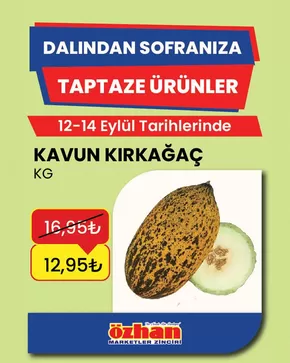 Özhan Market kataloğu, Mudanya | Tasarrufçular için en iyi teklifler | 2025-09-14T00:00:00.000Z - 2025-09-28T00:00:00.000Z