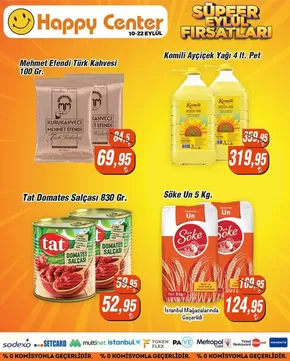 Happy Center kataloğu, İstanbul | İndirimler ve kampanyalar | 2025-09-15T00:00:00.000Z - 2025-09-29T00:00:00.000Z