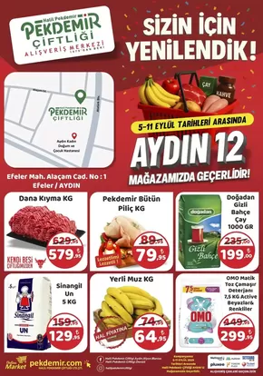 Pekdemir kataloğu, Denizli (Denizli) | Güncel özel kampanyalar | 2025-09-15T00:00:00.000Z - 2025-09-29T00:00:00.000Z