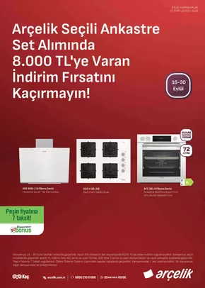 Arcelik Ankastre Kataloğu