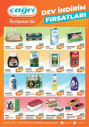 Çağrı Market kataloğu, İstanbul | Cazip teklifleri keşfedin | 2025-09-16T00:00:00.000Z - 2025-09-30T00:00:00.000Z