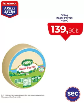 Seç Market kataloğu | Cazip teklifleri keşfedin | 2025-09-18T00:00:00.000Z - 2025-10-02T00:00:00.000Z
