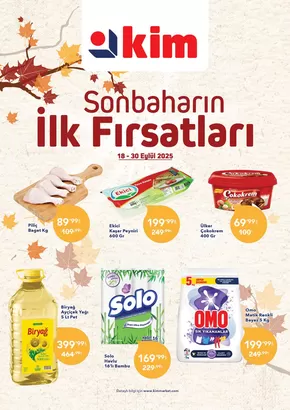 Kim Market kataloğu, Bayraklı | Güncel fırsatlar ve teklifler | 2025-09-18T00:00:00.000Z - 2025-10-02T00:00:00.000Z