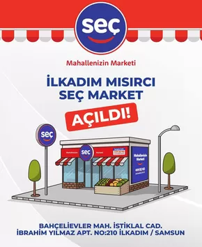 Seç Market kataloğu, Terme | En iyi fırsatlar ve indirimler | 2025-09-20T00:00:00.000Z - 2025-10-04T00:00:00.000Z