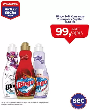 Seç Market kataloğu | Şimdi fırsatlarımızla tasarruf edin | 2025-09-26T00:00:00.000Z - 2025-10-10T00:00:00.000Z