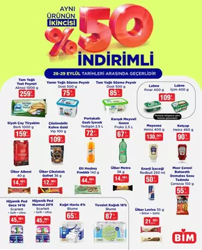 BİM kataloğu, İstanbul | Aynı Ürünün İkincisi %50 İndirimli. | 2025-09-28T00:00:00.000Z - 2025-10-12T00:00:00.000Z