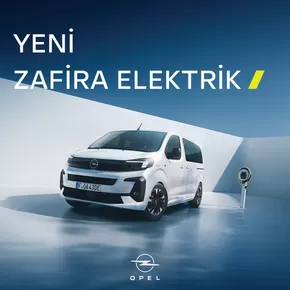 Opel kataloğu, Adana | Opel Yeni Zafira Elektrik | 2025-09-29T00:00:00.000Z - 2025-10-13T00:00:00.000Z