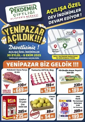 Pekdemir kataloğu, Merkez (Tokat) | Pekdemir katalog | 2025-09-30T00:00:00.000Z - 2025-10-14T00:00:00.000Z