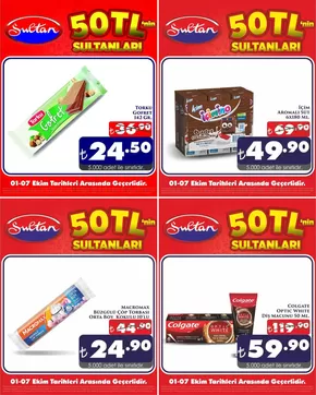 Sultan Market kataloğu, Kütahya | Cazip teklifleri keşfedin | 2025-10-01T00:00:00.000Z - 2025-10-15T00:00:00.000Z