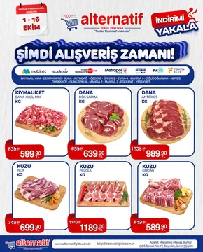 Alternatif kataloğu | Güncel fırsatlar ve teklifler | 2025-10-01T00:00:00.000Z - 2025-10-15T00:00:00.000Z