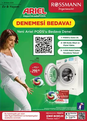 Rossmann kataloğu, Bodrum | Şimdi fırsatlarımızla tasarruf edin | 2025-10-03T00:00:00.000Z - 2025-10-17T00:00:00.000Z