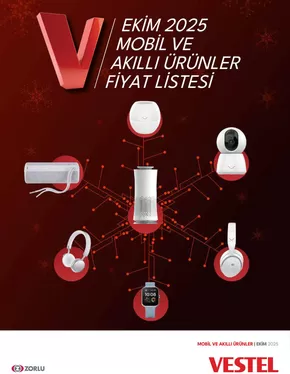 Vestel kataloğu, Pendik | Mobil ve Akıllı Ürünler | 2025-10-05T00:00:00.000Z - 2025-10-19T00:00:00.000Z