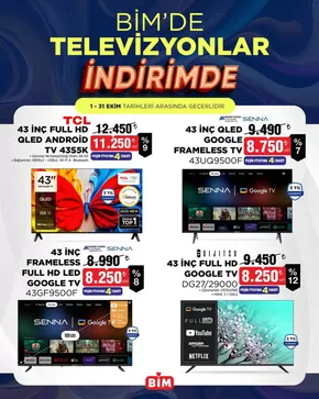 BİM kataloğu, İstanbul | Televizyon. | 2025-10-05T00:00:00.000Z - 2025-10-19T00:00:00.000Z