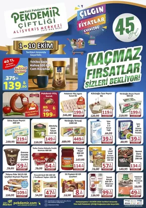Pekdemir kataloğu, Merkez (Tokat) | Tüm müşteriler için en iyi fırsatlar | 2025-10-05T00:00:00.000Z - 2025-10-19T00:00:00.000Z