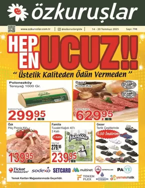 Özkuruşlar kataloğu | Tüm fırsat avcıları için en iyi teklifler | 2025-10-17T00:00:00.000Z - 2025-10-31T00:00:00.000Z