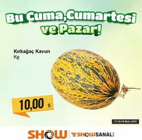Show Market kataloğu | Show Market katalog | 2025-10-18T00:00:00.000Z - 2025-11-01T00:00:00.000Z