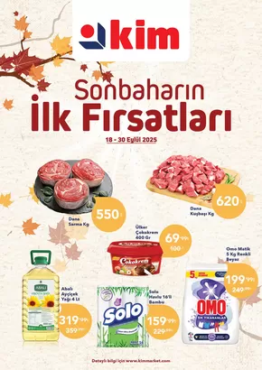 Kim Market kataloğu, İzmir | Tasarrufçular için en iyi teklifler | 2025-10-18T00:00:00.000Z - 2025-11-01T00:00:00.000Z
