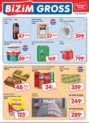 Bizim Toptan kataloğu, Karabağlar | Müşterilerimiz için özel fırsatlar | 2025-10-20T00:00:00.000Z - 2025-11-03T00:00:00.000Z