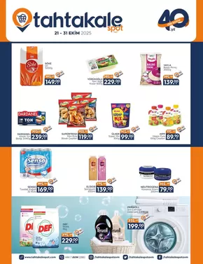 Tahtakale Spot kataloğu | Güncel fırsatlar ve teklifler | 2025-10-22T00:00:00.000Z - 2025-11-05T00:00:00.000Z