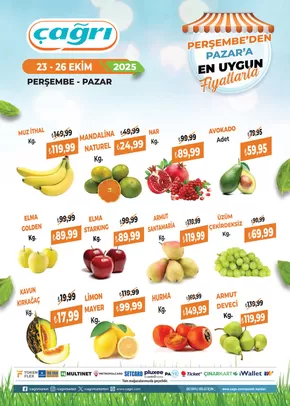 Çağrı Market kataloğu | Cazip teklifleri keşfedin | 2025-10-24T00:00:00.000Z - 2025-11-07T00:00:00.000Z