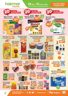 Hakmar Express kataloğu, Düz | 28 Ekim-10 Kasım 2025 | 2025-10-27T00:00:00.000Z - 2025-11-10T00:00:00.000Z