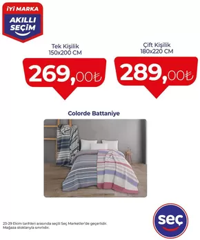 Seç Market kataloğu | Keşfedilecek yeni teklifler | 2025-10-27T00:00:00.000Z - 2025-11-10T00:00:00.000Z
