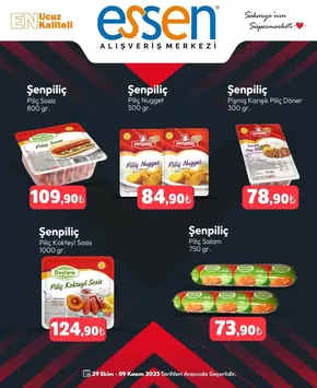 Essen AVM kataloğu, Serdivan | Tüm fırsat avcıları için en iyi teklifler | 2025-10-29T00:00:00.000Z - 2025-11-12T00:00:00.000Z