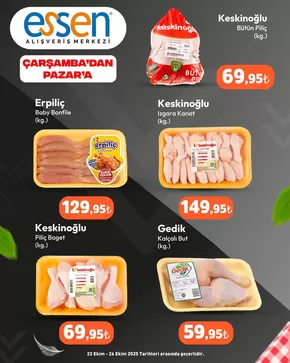 Essen AVM kataloğu, Serdivan | Tüm müşteriler için en iyi fırsatlar | 2025-10-29T00:00:00.000Z - 2025-11-12T00:00:00.000Z