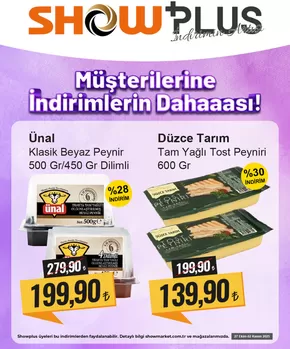 Show Market kataloğu, Pazar | En iyi fırsatlar ve indirimler | 2025-10-29T00:00:00.000Z - 2025-11-12T00:00:00.000Z