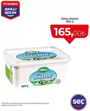 Seç Market kataloğu, İzmir | Seç Market katalog | 2025-10-29T00:00:00.000Z - 2025-11-12T00:00:00.000Z