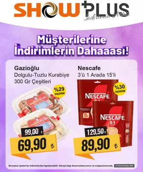 Show Market kataloğu, Pazar | Fırsat avcıları için harika teklifler | 2025-10-30T00:00:00.000Z - 2025-11-13T00:00:00.000Z