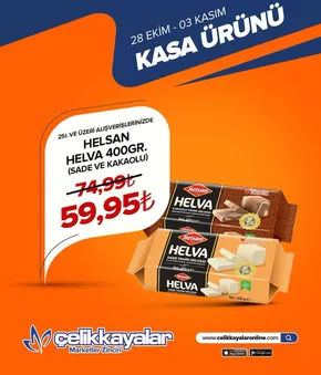 Çelikkayalar kataloğu, Karabağlar | Haftanin Indirimleri | 2025-10-30T00:00:00.000Z - 2025-11-03T00:00:00.000Z