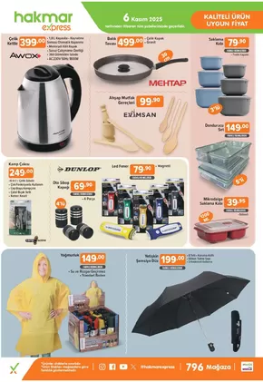 Hakmar Express kataloğu, Armutlu (Yalova) | 6 Kasım 2025 | 2025-11-06T00:00:00.000Z - 2025-11-06T00:00:00.000Z