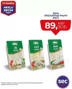 Seç Market kataloğu, Muradiye | Seç Market katalog | 2025-10-30T00:00:00.000Z - 2025-11-05T00:00:00.000Z