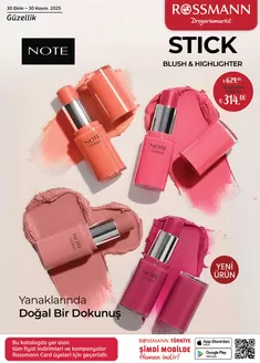 Rossmann kataloğu | Cazip teklifleri keşfedin | 2025-10-30T00:00:00.000Z - 2025-11-30T00:00:00.000Z