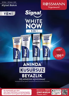 Rossmann kataloğu, İzmit | Tüm müşteriler için harika teklif | 2025-10-30T00:00:00.000Z - 2025-11-30T00:00:00.000Z