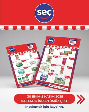 Seç Market kataloğu, Karabağlar | Özel fırsatlar | 2025-10-30T00:00:00.000Z - 2025-11-05T00:00:00.000Z