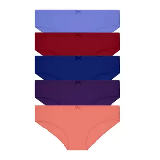 Cotton Spandex Mini 5pcs Ladies Panties HLU008879