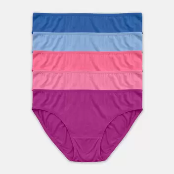 Bamboo Mini 5pcs Ladies Panties HLU409022