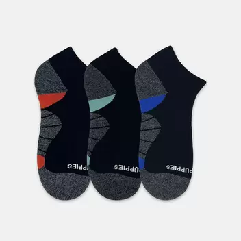 3prs Men Sporty Half Terry Ankle Socks | HMS479559
