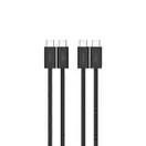 Belkin CAB019qc05BK2PK BoostCharge Braided USB-C to USB-C Cable 1.5M (2-Pack) - Black